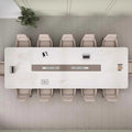 Skin-feeling office conference table long table casual modern large training table long table conference room negotiation table accessible luxury table