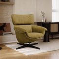 Italian normcore fabric rotate armchair accessible luxury casual living room balcony lazy plaid reclining single sofa chair