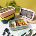 Food-grade portable sealed lunch box, microwaveable lunch box, student and office worker light meal, good-looking lunch box