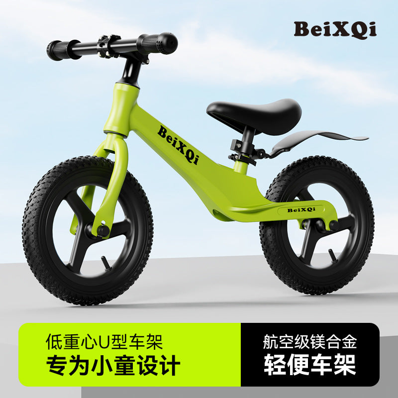 Children's balance car magnesium alloy 2-6 years old baby sliding bicycle flash pedal-free sliding two-in-one bicycle