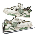 Trendy men's winter casual sneakers: unique, original design, versatile style for middle school students, height-boosting platform sneakers