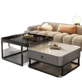 Rock slab coffee table living room for homenew arrivalaccessible luxury marble table foldablenormcore coffee table small apartment