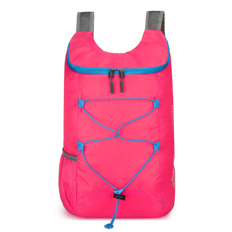 Outdoor travel Oxford cloth backpack men's large capacity canvas schoolbag travel backpack women's leisure travel luggage