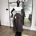 European and american cross-border women's fashion:  summer new arrivals - high-waisted, slimming, wide-leg casual pants with a designer drape and suit pant style