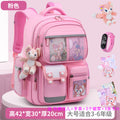 2026 new school backpack for girls, grades 1-6: lightweight, ergonomic, and spine-protecting backpack for elementary school students
