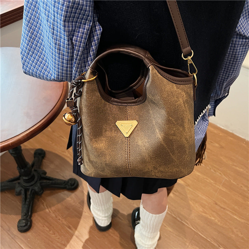 Fashion large-capacity satchel bag for women k-stylenew arrivalniche stylecasualcasual shoulder bag classy sense work clothing crossbody bag