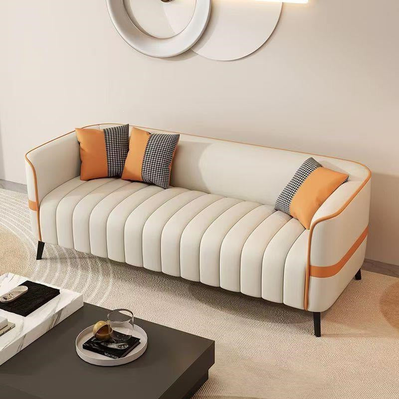 Sofa small apartment apartment office clothing store rest area reception beauty salon double three-seater sofa living room