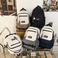 Japanese style backpack men's college student school bag lightweight outing hiking travel backpack women's easiest for match large capacity computer bag