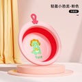 New dinosaur foldable washbasin - rose red