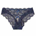 lingerie factory: low-rise, sexy women's panties featuring bow accents, lace detailing, and a breathable, criss-cross design. women's briefs