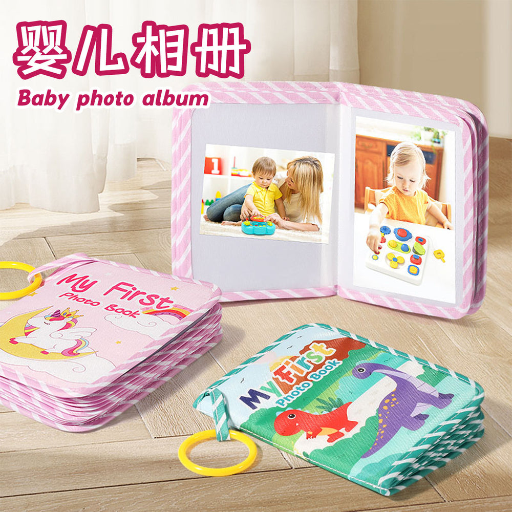 bestseller: baby cloth book - a baby's first photo album, educational early learning interactive toy, newborn keepsake