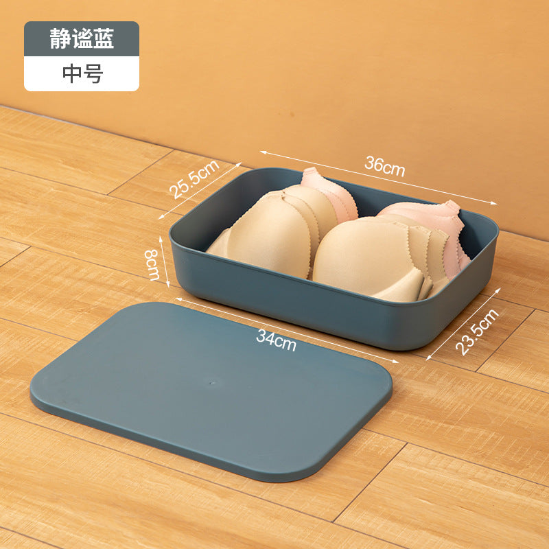 Pack clothes, clothes storage box, wardrobe grid underwear storage box, bedroom pants, underwear, socks storage box