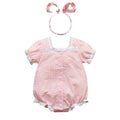 Summer lightweight newborn infant super sweet and pure little princess style romper - trendy baby girl outfit