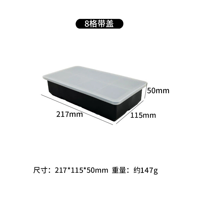 hot-selling ice cube mold, easy to demould, food-grade silicone ice tray, ice-making mold, whiskey large ice cube mold