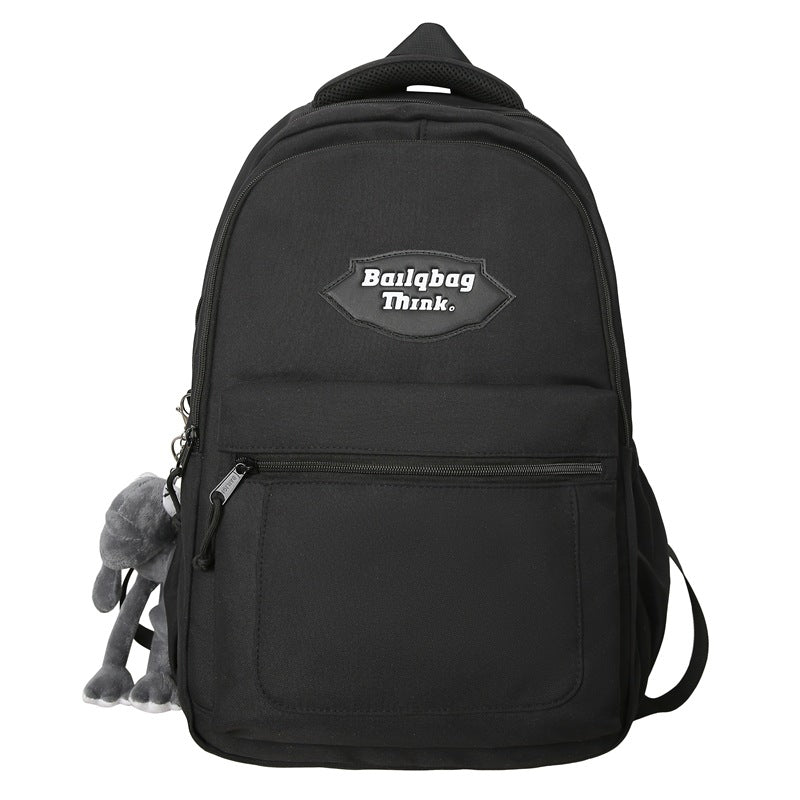 Backpack - minimalist & stylish korean design - perfect for middle & high school students, travel, couples, and college students. high capacity, wholesale, breathable, and lightweight