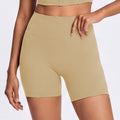 European and american style butt-lifting breathable yoga shorts for women - no camel toe, high-waisted workout shorts, peach lift, stretchy compression leggings
