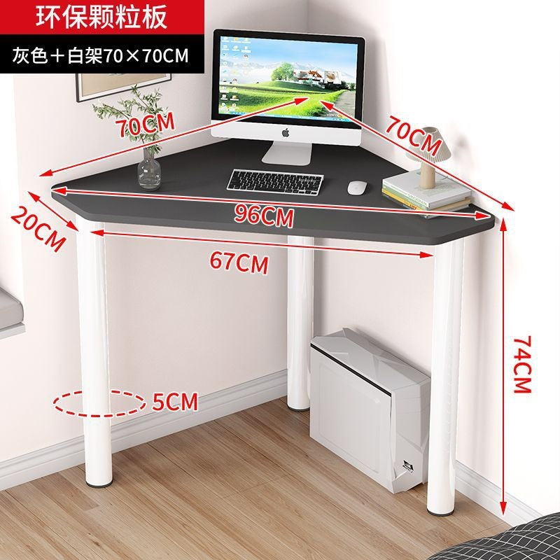 Computer desk for homesmall apartment mini office desk corner curved casualmodern triangular corner corner desk