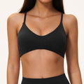 Seamless cross-border backless bra, spaghetti strap y-back breathable yoga bra, women's quick-dry sports bra 5112