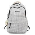 Japanese style small fresh plaid school bag for female junior high school students soft girl backpack for women cute jk backpack for women