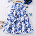 Children's floral print skirt