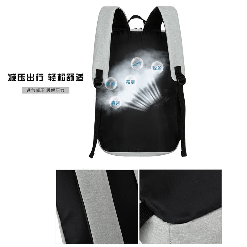 Solid color schoolbag girl Korean version light backpack female student cute Japanese leisure shopping travel small backpack