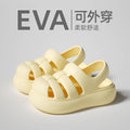 Eva squishy sandals for boys and girls - cartoon design, thick sole, non-slip, perfect for summer outdoor wear