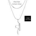 Wholesale snake pendants: european and american cross-border creative necklaces, fashionable minimalist double-layer stackable hip-hop zodiac snake jewelry for women
