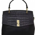Genuine leather crocodile pattern handbag women's 2023 new elegant middle-aged ladieswear women's bag fashion women's bag handbag