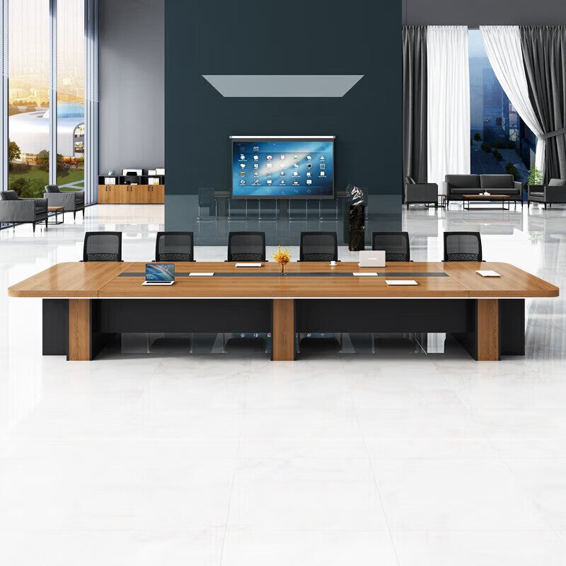 Saint li large conference table - modern minimalist rectangular table for meetings, negotiations, and training