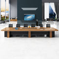 Saint li large conference table - modern minimalist rectangular table for meetings, negotiations, and training
