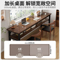 Desk student for home rounded corner bench desk against the wall across the bed simple rental house double double computer desk