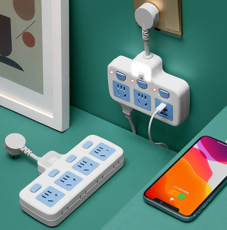 Multifunctional power strip socket for home power strip multi-slot usb cable power strip multi-purpose converter plug