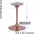 Rose gold brushed chassis diameter 600