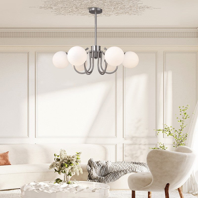 Bauhaus living room chandelier medieval vintage study bedroom light French creative Nordic art magic bean lighting