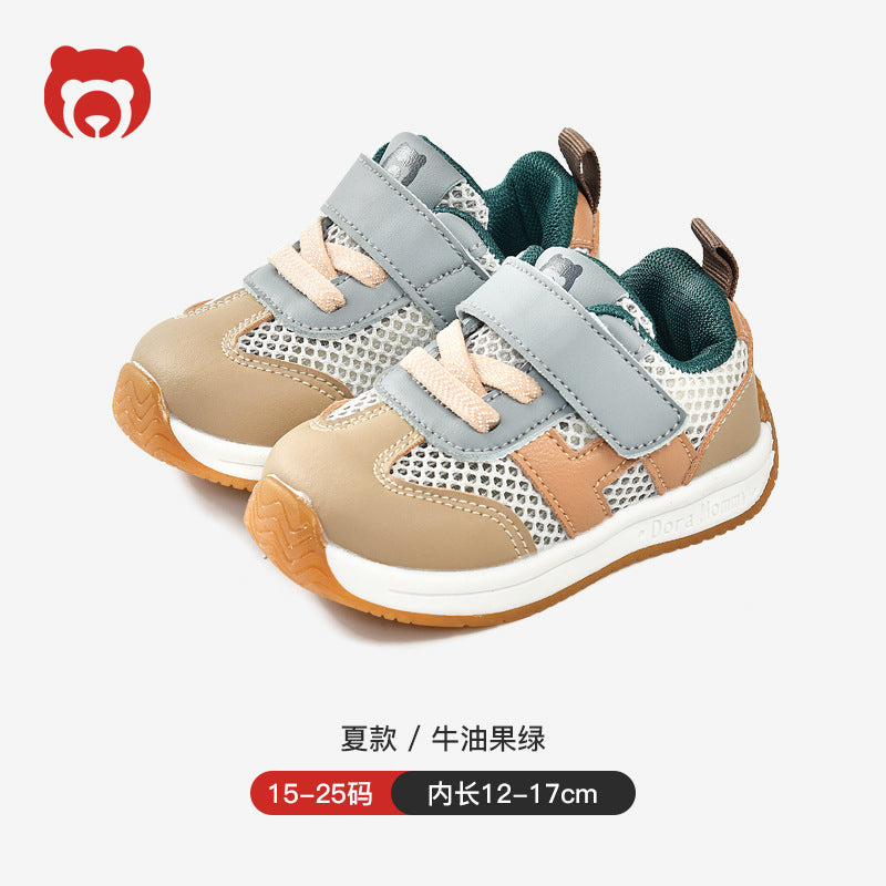 Baby sandals boys summer toddler shoes 0-1-2 years old infant anti-slip soft sole mesh shoes functional shoes for girls
