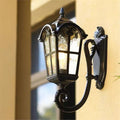 Outdoor wall lamp - waterproof courtyard, balcony, villa, european style exterior, antique-style gate, courtyard lamp post, wall light