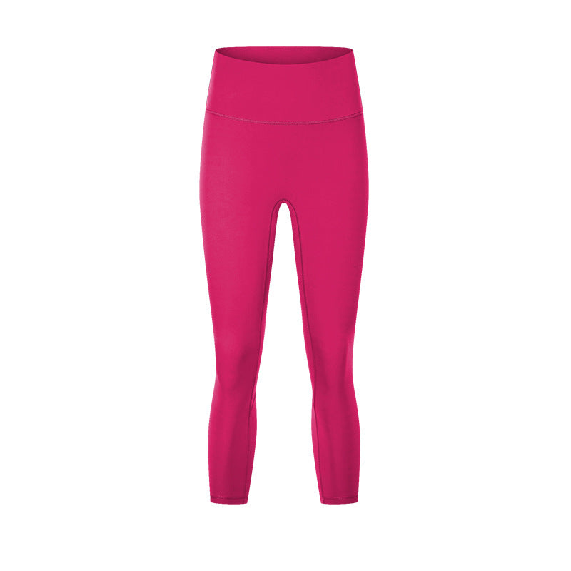 Spring/summer new arrivals: seamless, barely-there yoga capris - high-waisted, butt-lifting, slimming workout leggings for women (dl065)