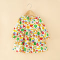 Girls' autumn dresses: simple spring/autumn dresses for toddlers and young children, korean style princess dresses, baby dresses for autumn and winter