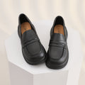 Thick sole preppy british style loafers women's 2025 new spring and autumn slip-on mary jane loafers flats