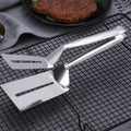 Factory direct supply of stainless steel thickened steak tongs, barbecue tongs, kitchen household food tongs, pancake tongs, barbecue tongs
