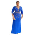 Aliexpress elegant women's dress fashion cross-border foreign trade african new arrivalplus sizedress