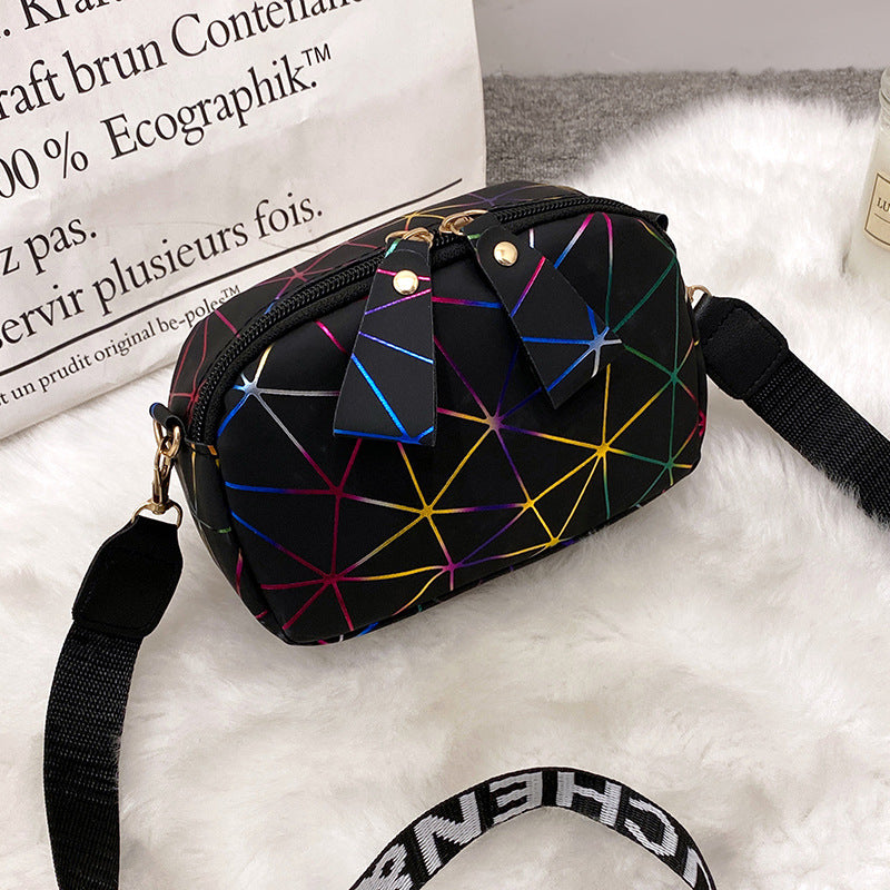 Girls cosmetic bag 2022ladies bag  bag women's bag printed wide shoulder strap small bag women's messenger bag