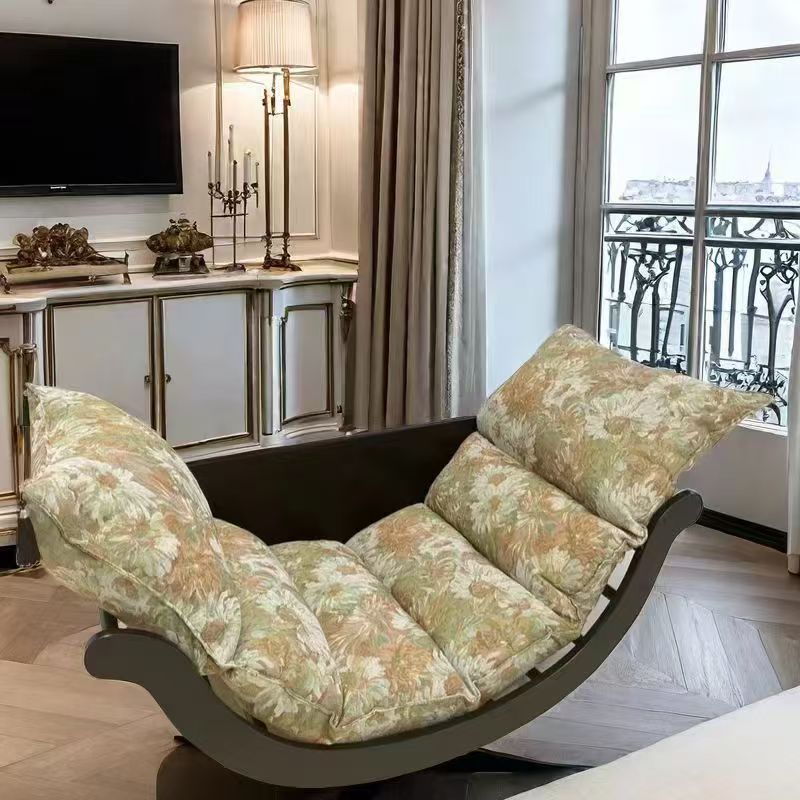 Banana boat rocking chair lazy sofa home lounge chair living room balcony retro design casual rocking chair cross-border export