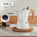 New double valve moka pot italian espresso coffee maker outdoor coffee brewing moka pot espresso coffee maker - export quality