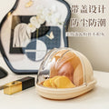 Powder puff storage box, convenient dust-proof beauty egg, skin care product makeup box with lid, cotton pad sponge egg storage box