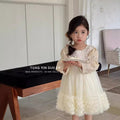Girls' dress  spring new collection: exquisite and stylish spring outfit for baby girls and children, birthday dress, princess dress, trendy style