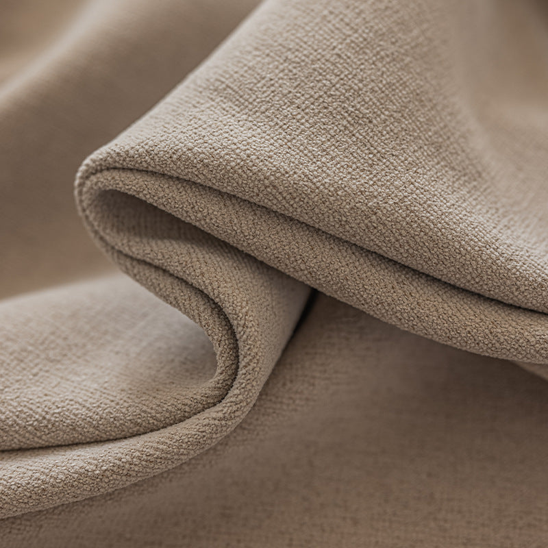 New double-sided chenille cotton linen blackout curtains - premium style for bedroom, living room, balcony - vintage-inspired ready-made curtain fabric