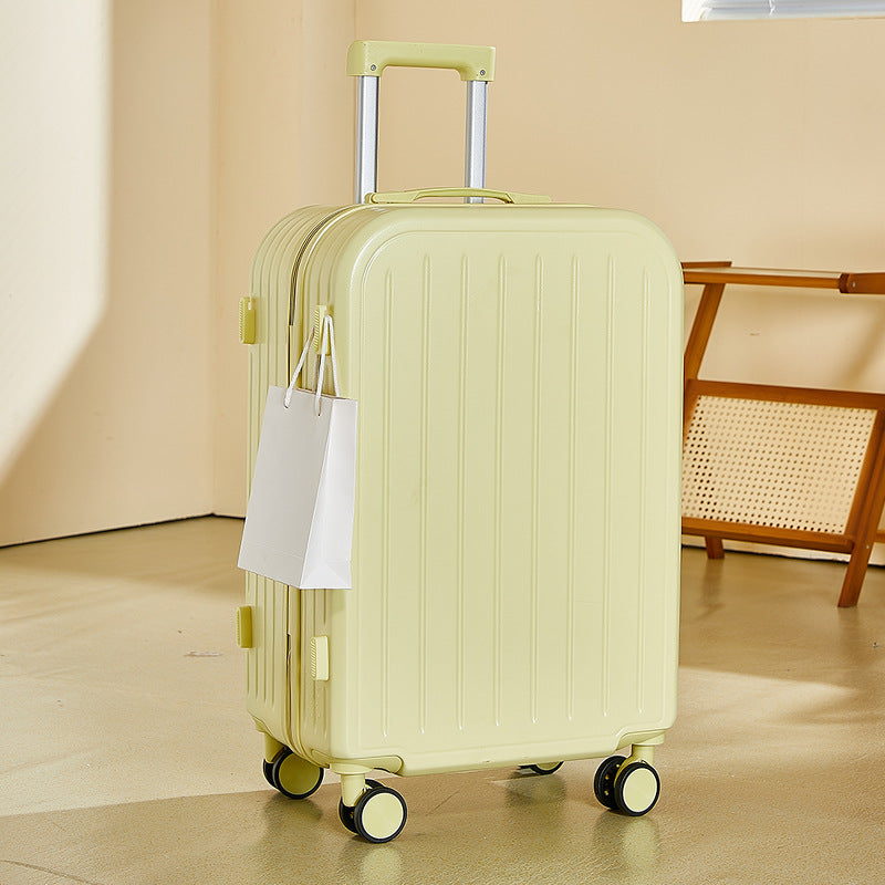 New arrival luggage box female pull rod box male strong and durable student universal wheel 20inch password suitcase small leather box