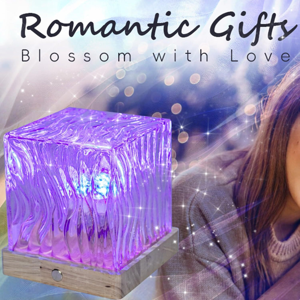 Ready-to-ship cross-border northern lights ripple light ambient lamp star projector