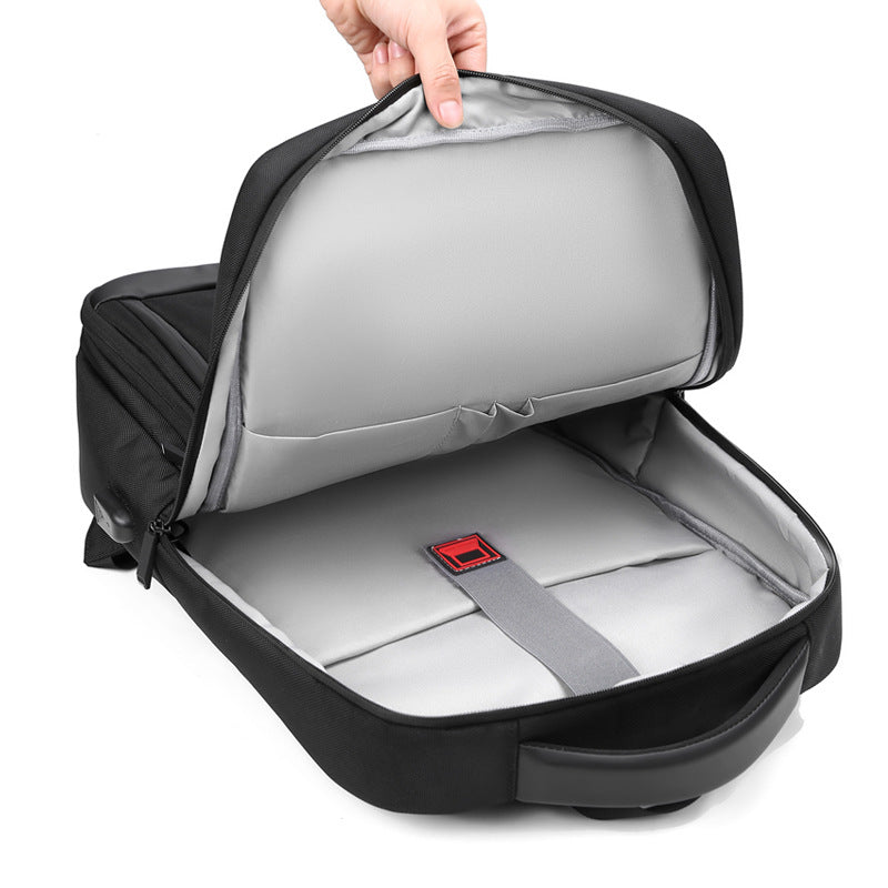 Spring new model, fashionable, simple and large-capacity multi-functional backpack, portable high-value bag, computer bag.